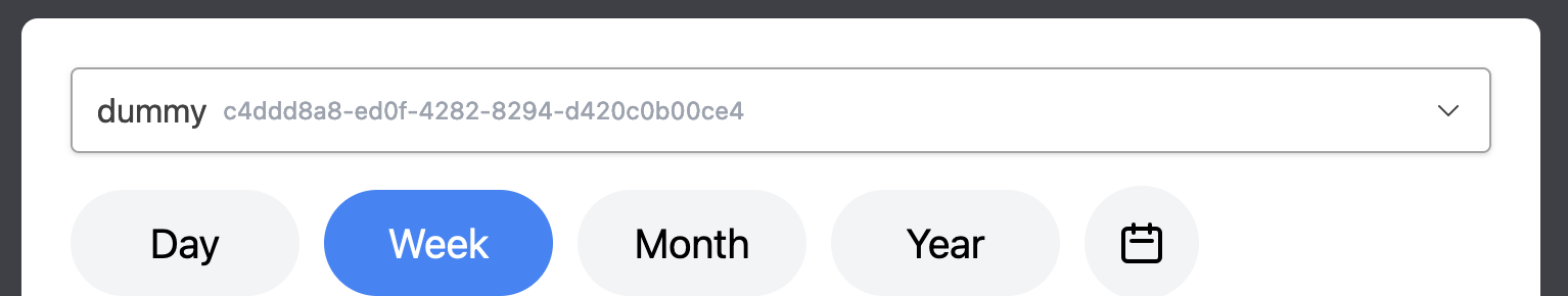 Signals Device Widget Selector